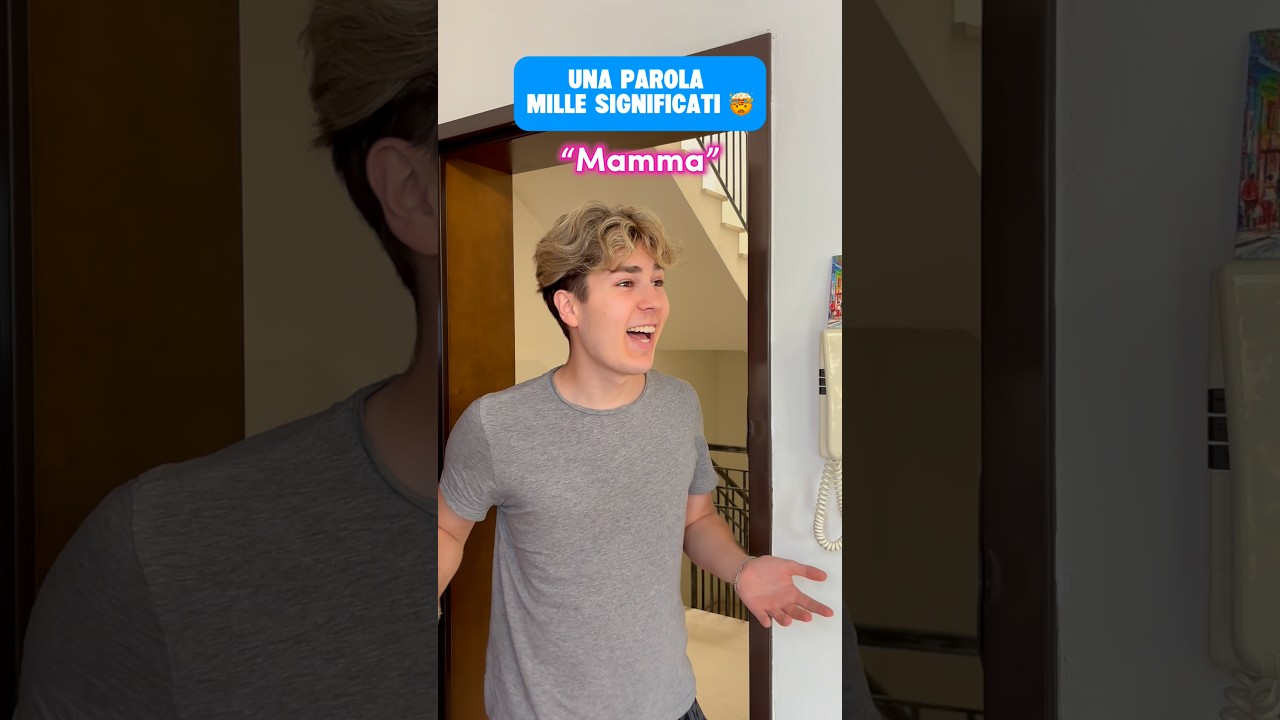 La parola mamma in famiglia