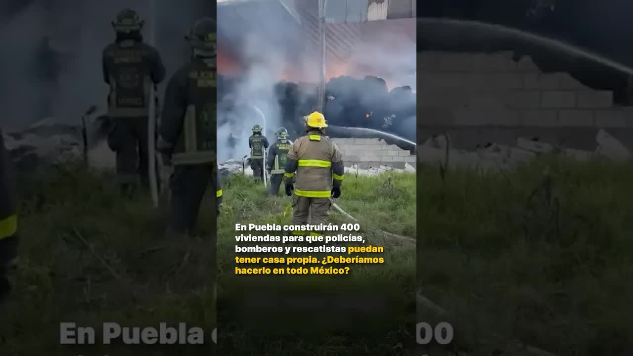 Puebla construirá 400 casas para bomberos y policías