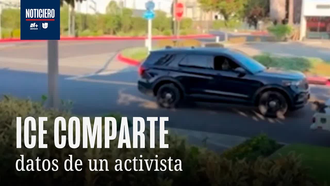 Agente de ICE amenaza a activista hispano en Los Ángeles
