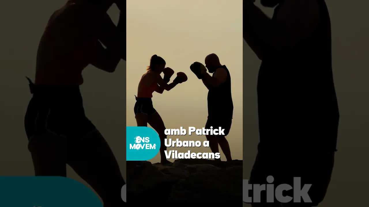 Patrick Urbano practica Muay Thai amb Marta
