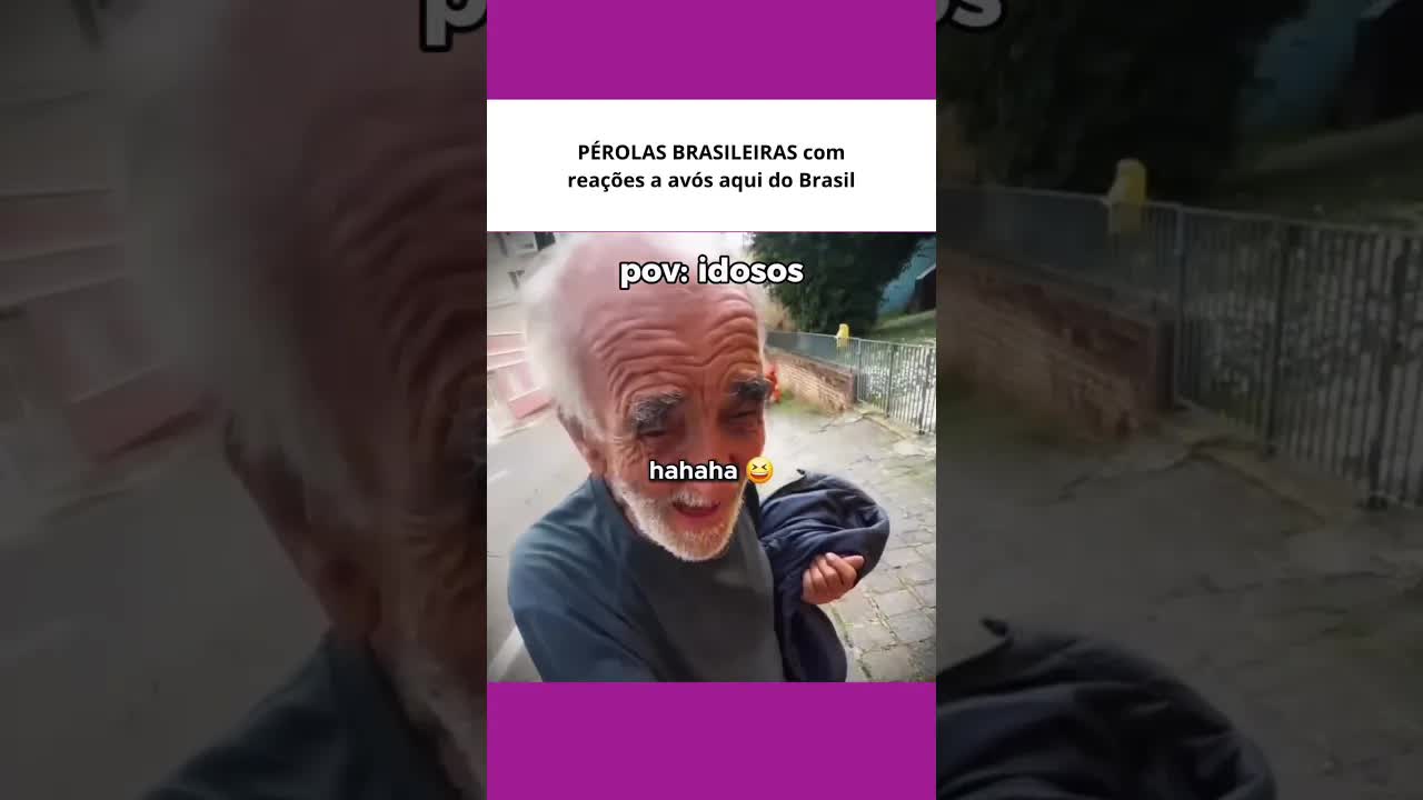 Reações a avós brasileiras com muito carinho