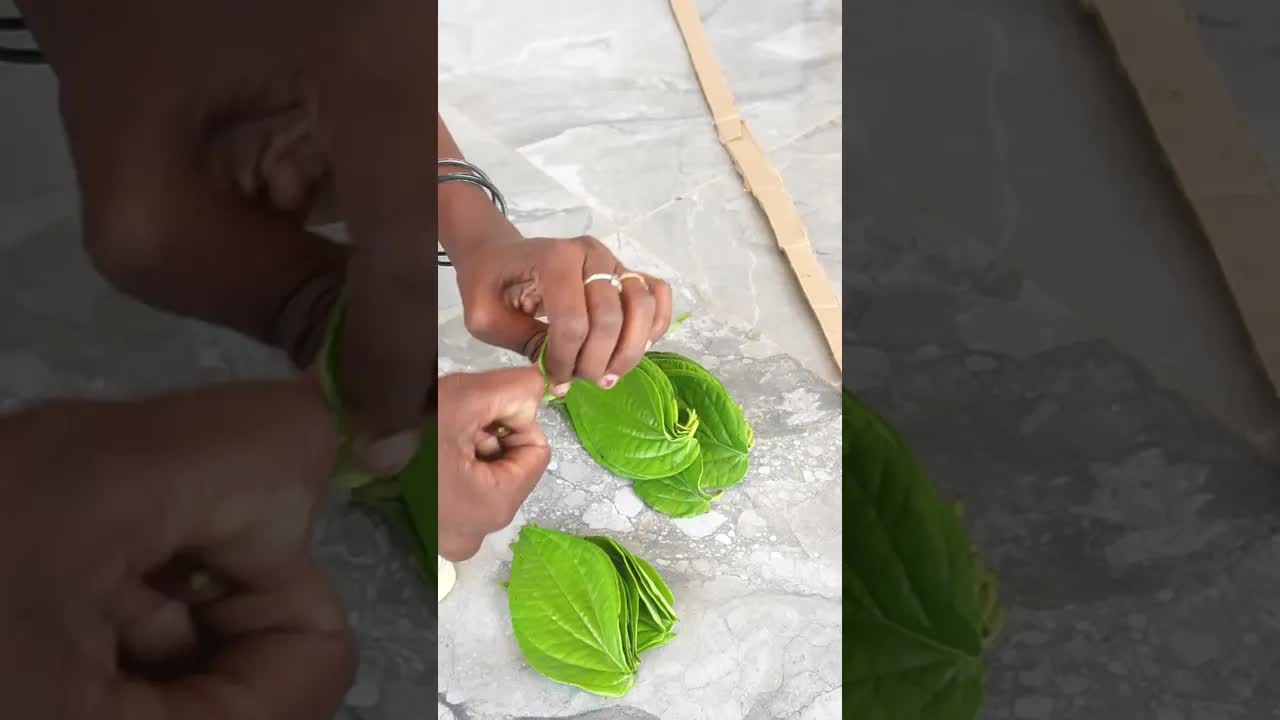வெத்தலை கொண்டு வீட்டுக்கு அழகான தோரணம் செய்வது