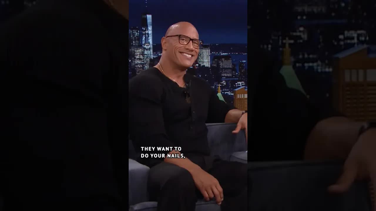 Dwayne Johnson’s hilarious lipstick and Zoom story