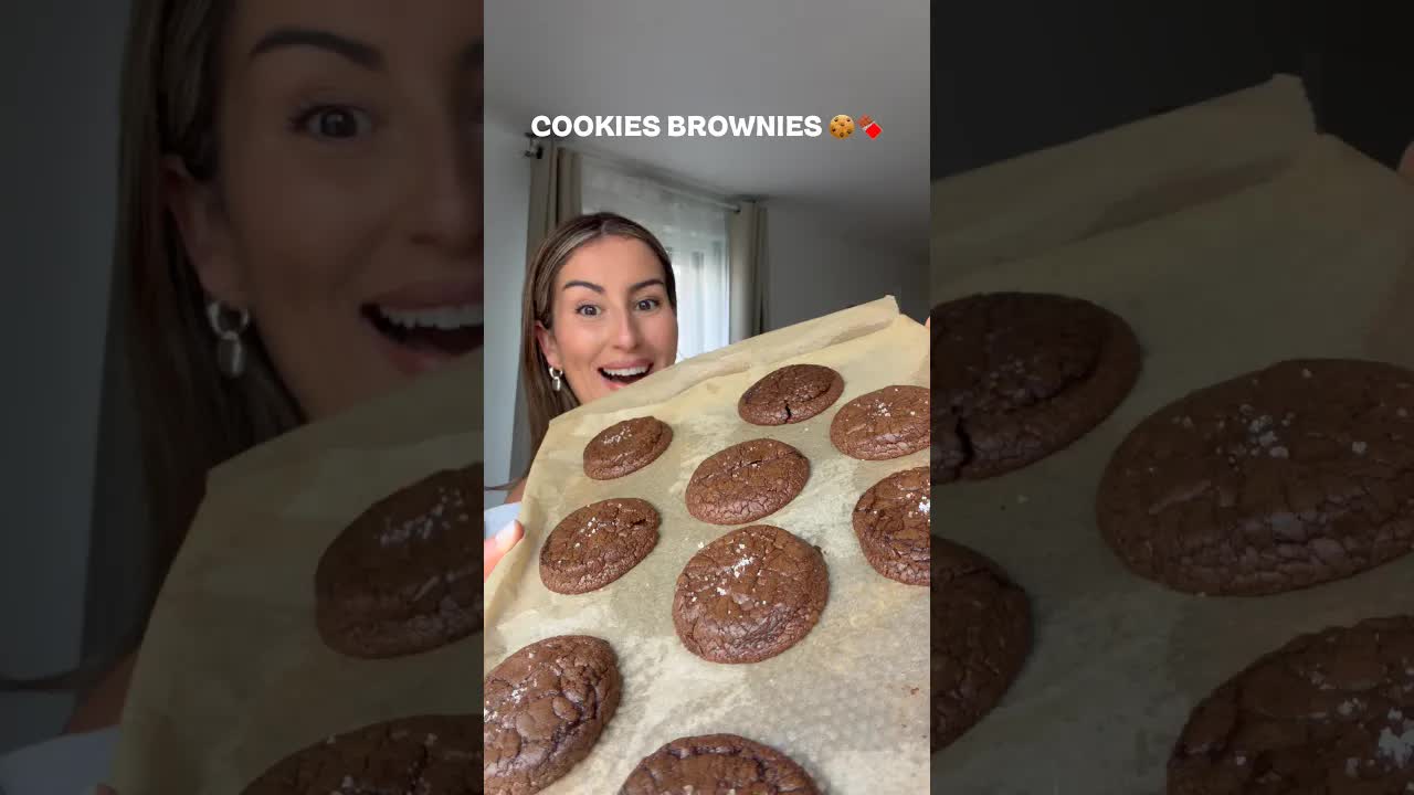 Recette facile de cookies brownies moelleux