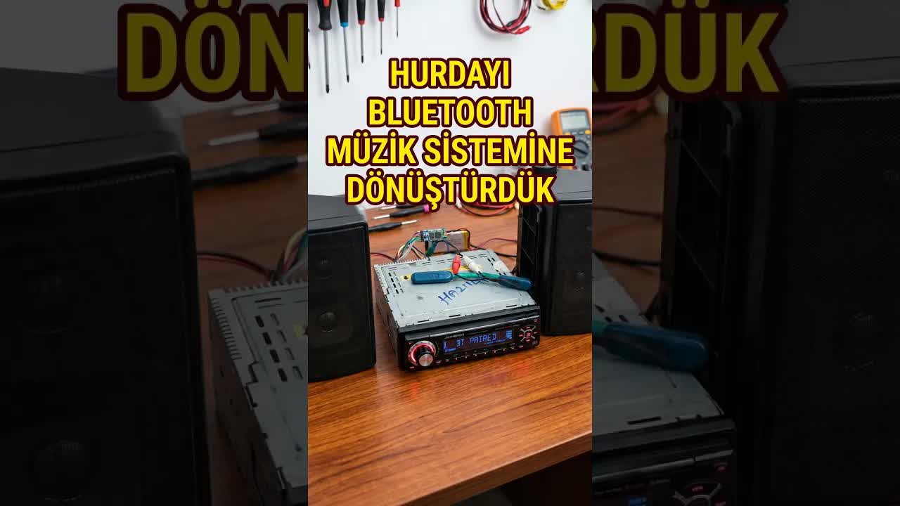 Eski Araba Teybinden Kablosuz Müzik Sistemi Yapımı
