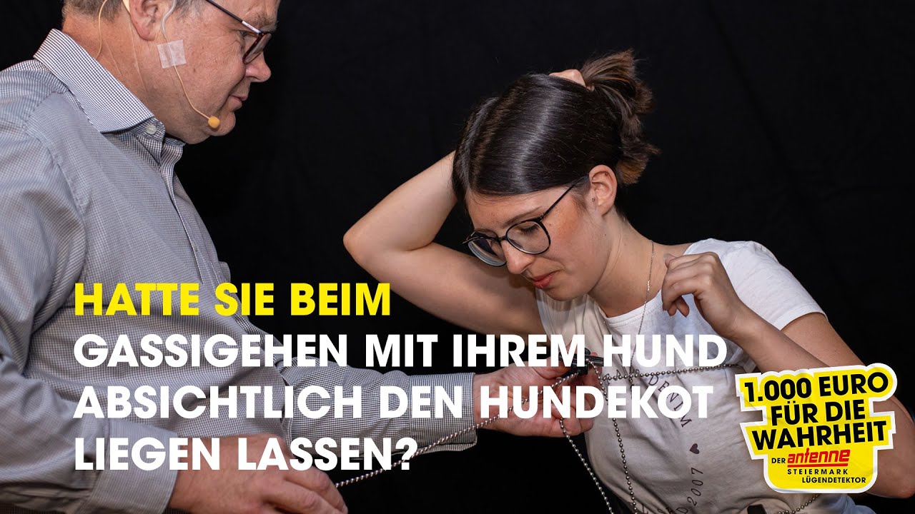 Julia beim Antenne Steiermark Lügendetektor