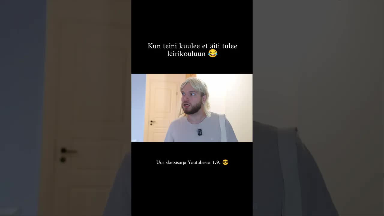 Äiti yllättää teinin leirikoulussa