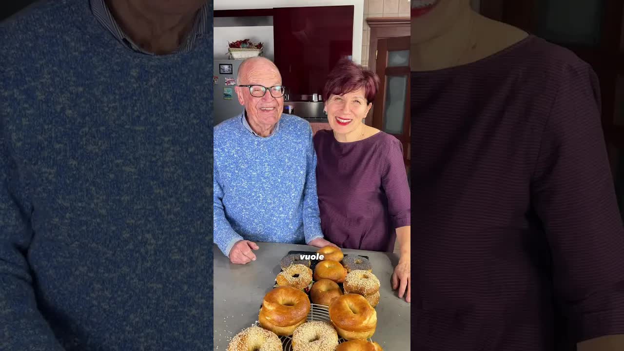 Colazione con bagel fatti in casa