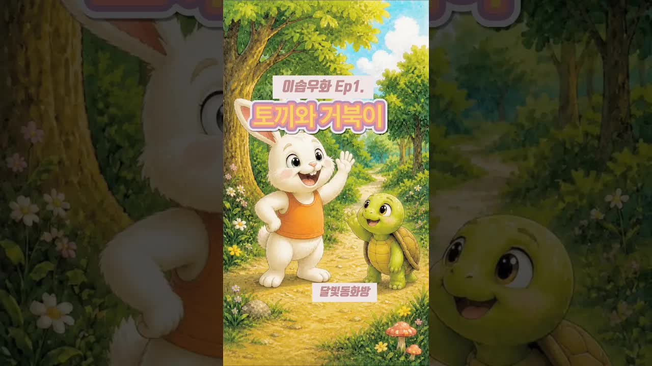 이솝우화 토끼와 거북이 엄마가 들려주는 동화