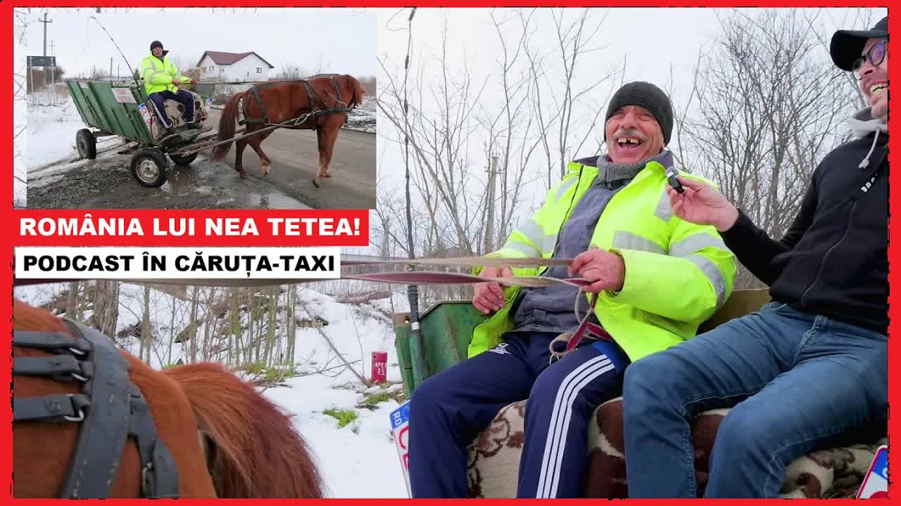 Un taxi cu căruța în București: Sărăcie și dragoste la 74 de ani