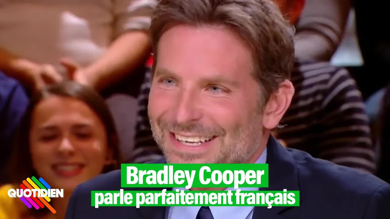 Bradley Cooper teste son français sur Quotidien