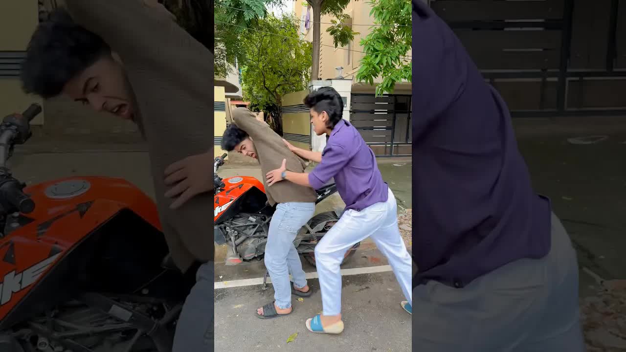 வண்டி ஸ்டார்ட் பண்ண முடியாமல் தவிக்கும் நண்பன்
