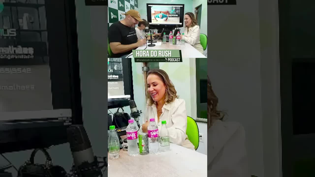 Momento descontraído na entrevista com CEO Luciana Bettero
