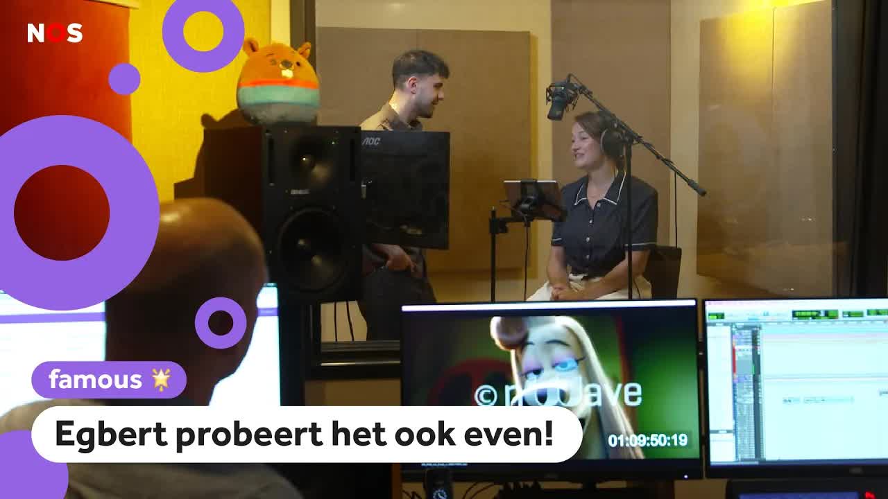 Het werk van een stemacteur