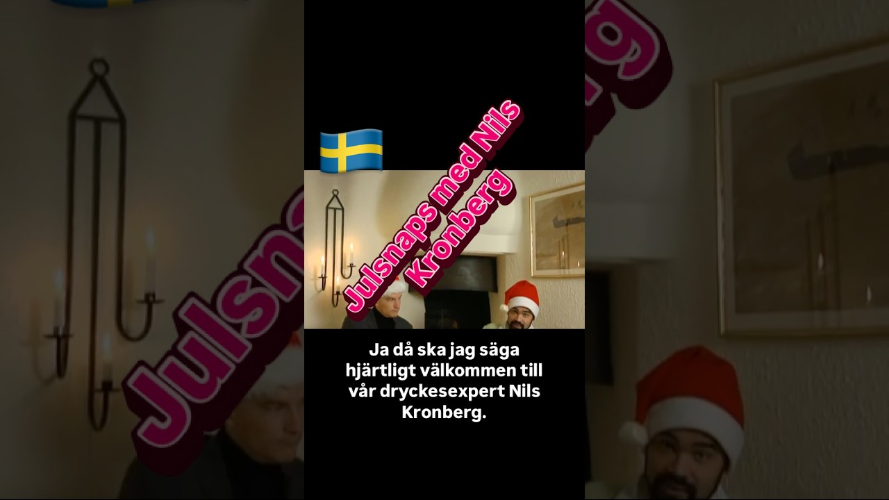 Julsnaps med Nils Kronberg: Kryddat Brännvin