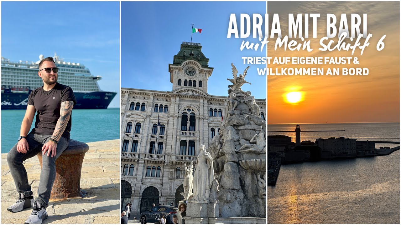 Reisevlog: Triest Erkundung und Mein Schiff 6 Check-in