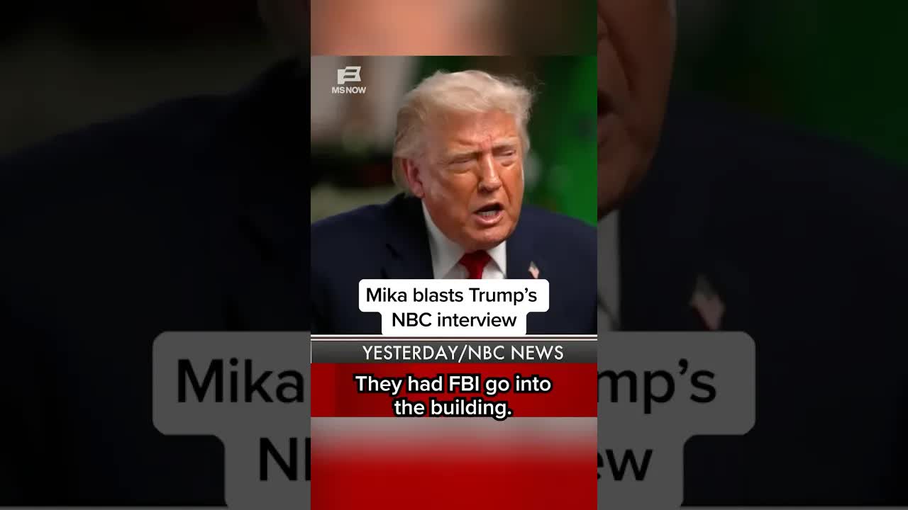 Mika condemns Trump interview and media complicity
