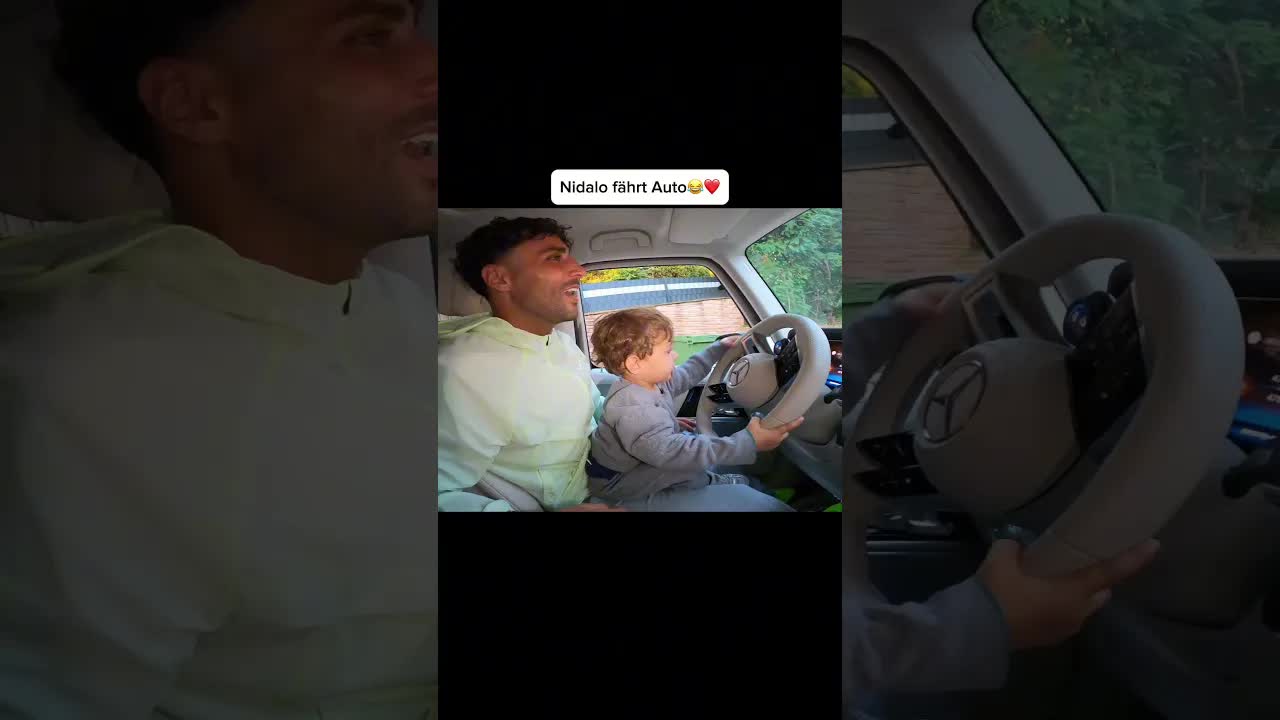 Nedalo lernt Auto fahren