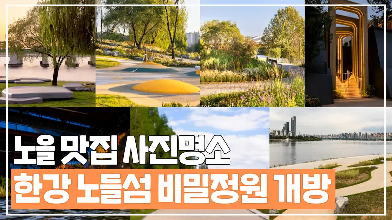서울 노들섬 수변문화공간 가을 산책