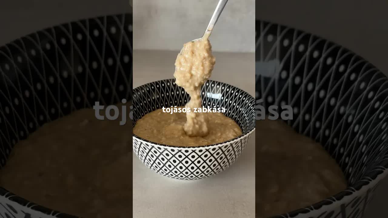 Fehérjedús tojásos zabkása receptje