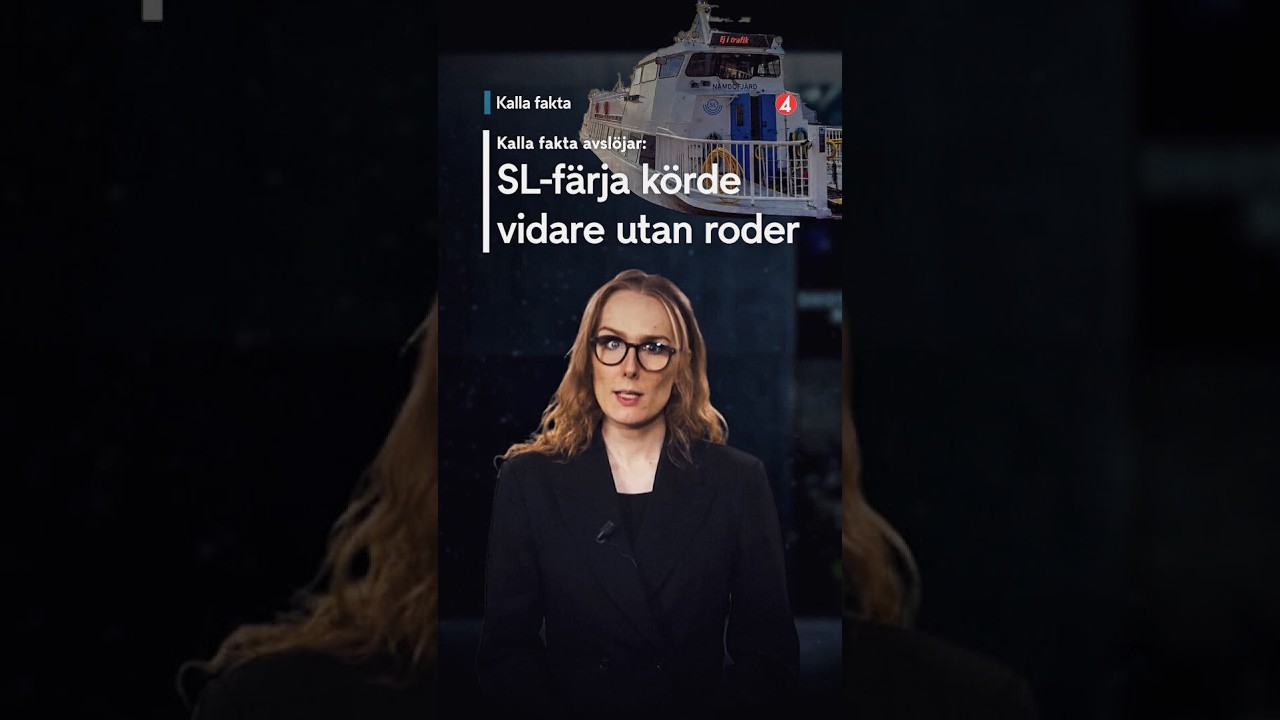 SL-färjan tappade rodret men fortsatte trafik