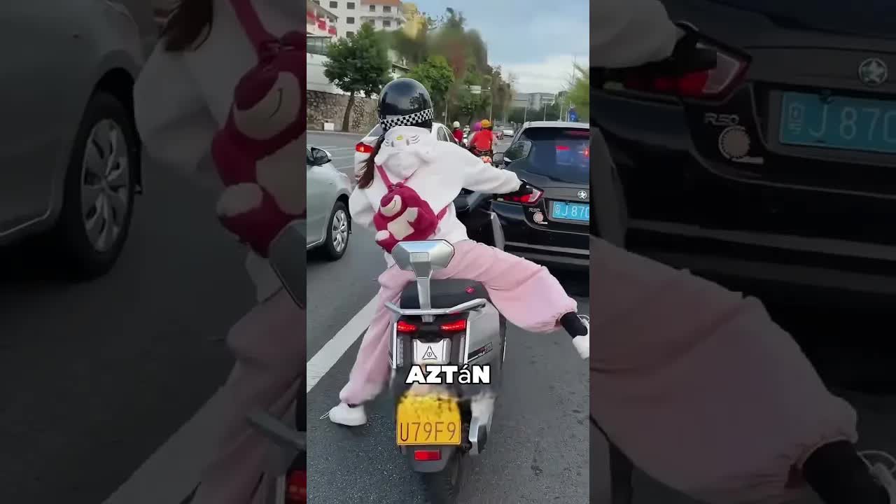 Egy lány miniatűrmotort vásárolt, mert gúnyolták