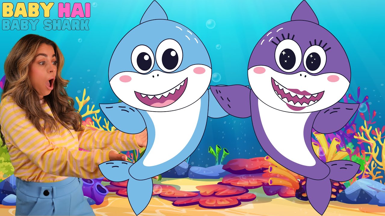 Baby Shark Norsk Versjon med Familie