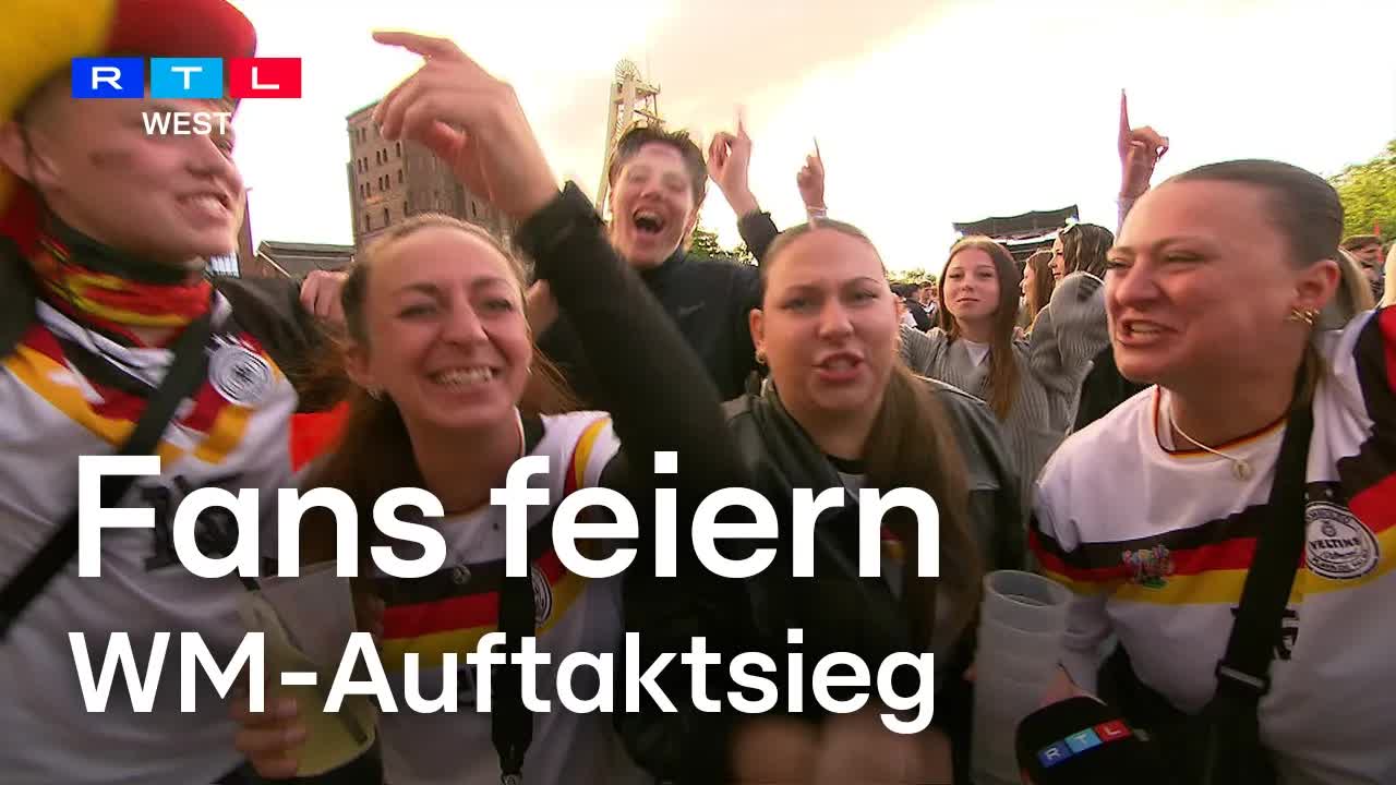Jubel beim Public Viewing in Herten