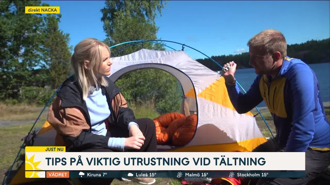 Tältning och allemansrätten i Sverige