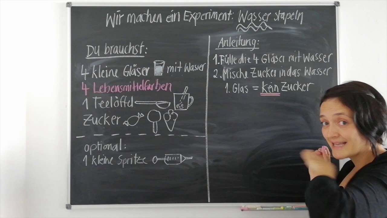 Wasser stapeln: Ein einfaches Experiment für Anfänger