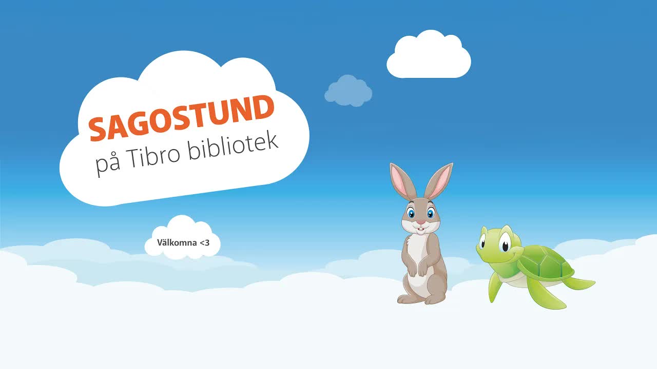 Sagostund: Sköldpaddan och haren med musik