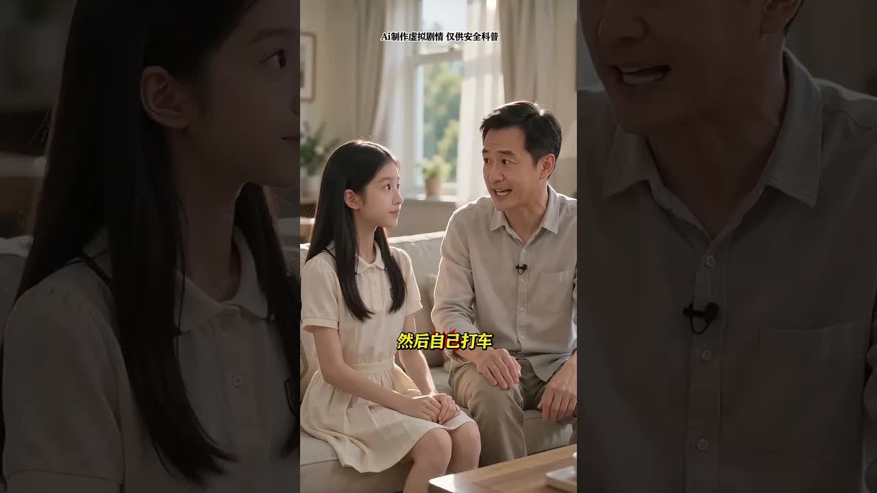 爸爸给女儿的安全忠告