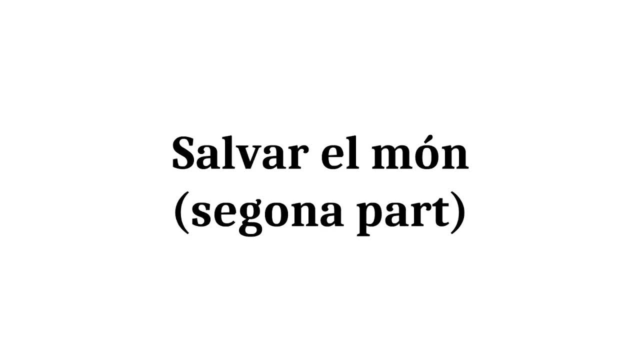 Un home del futur i l'amor salvant el món