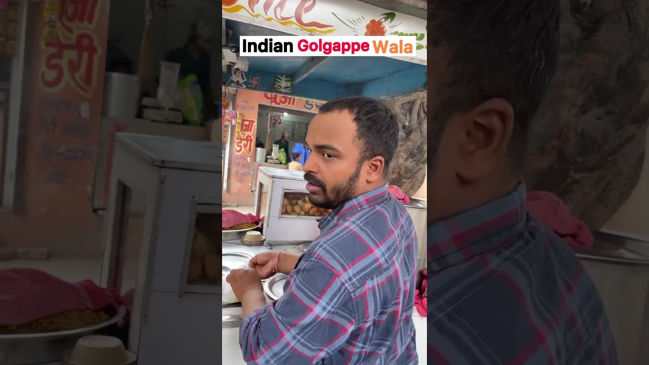 गोलगप्पे स्टॉल पर व्यस्त दिन