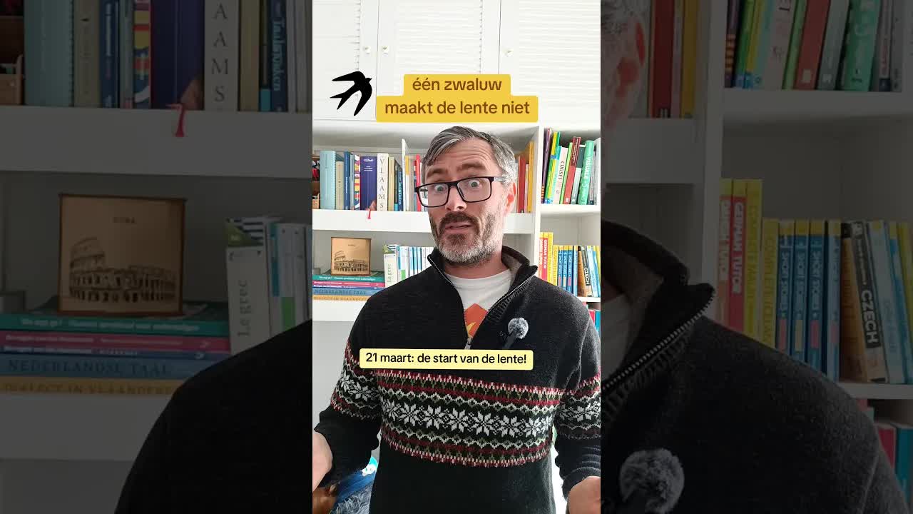 Één zwaluw maakt de lente niet uitgelegd