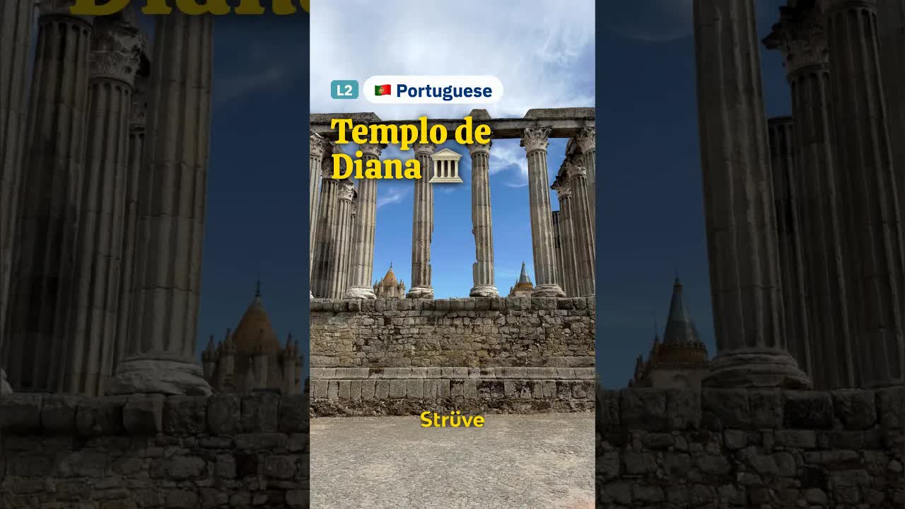 Visita ao Templo de Diana em Évora