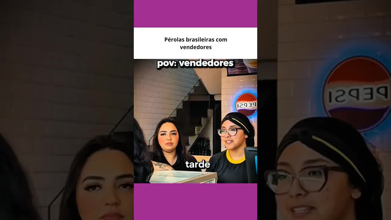 Pérolas com vendedores em mercado
