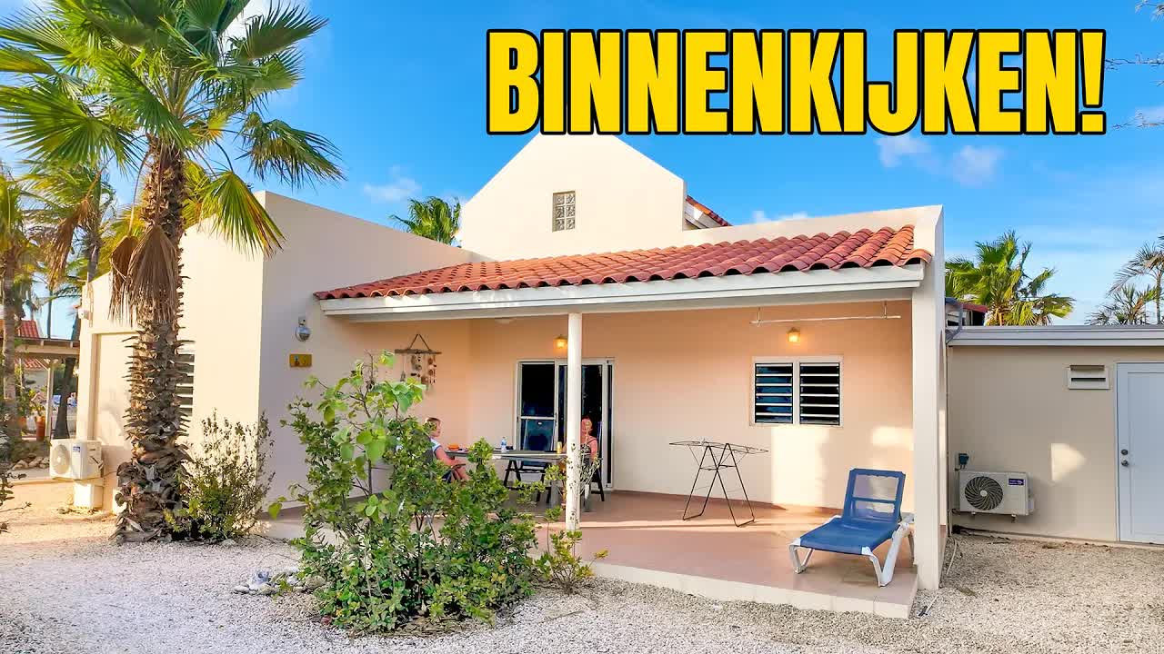 Rondleiding door onze villa op Bonaire