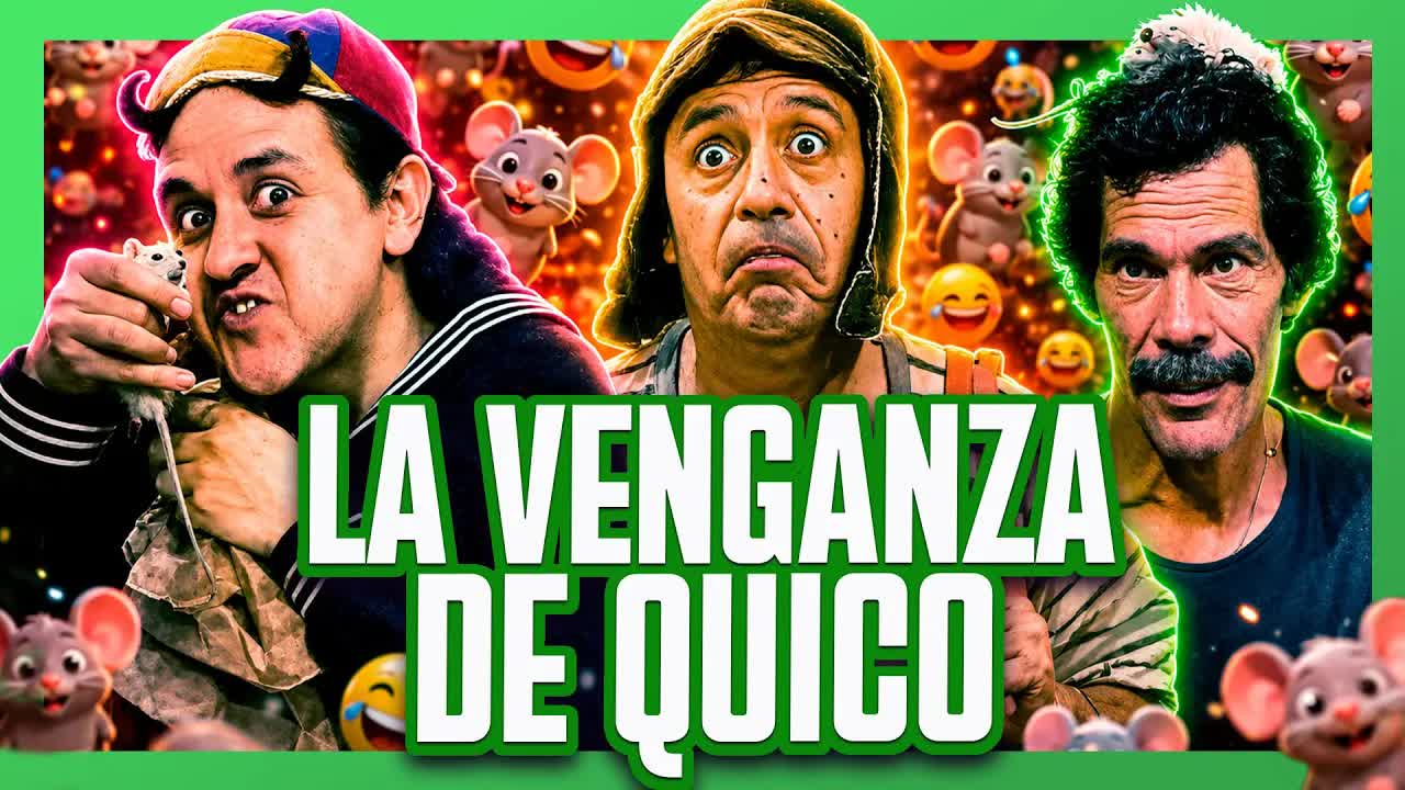 Quico juega una broma con una rata