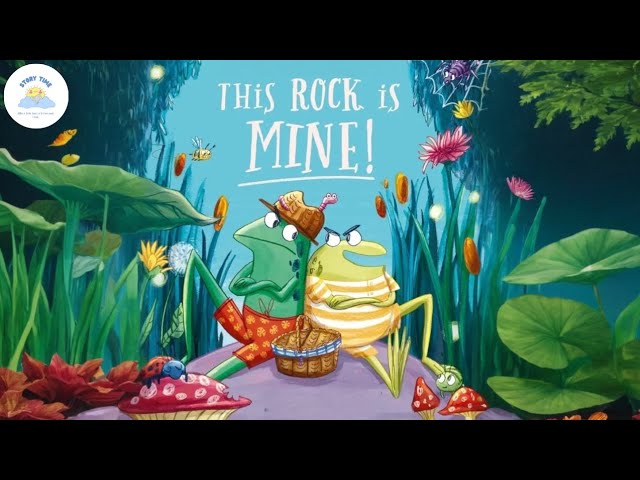 Two Frogs Quarrel Over a Rock