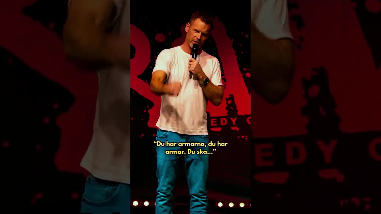Komiker om Serbien och familjeliv