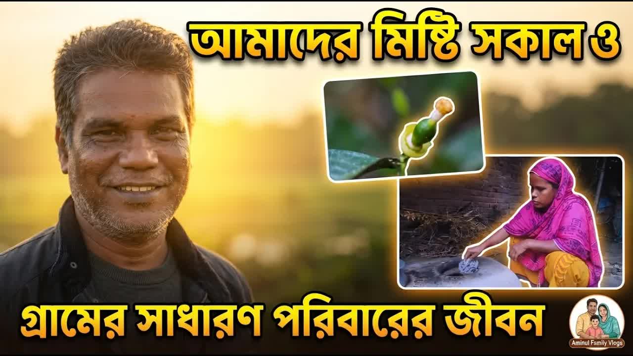 আমাদের মিষ্টি সকাল ও গ্রামের জীবন