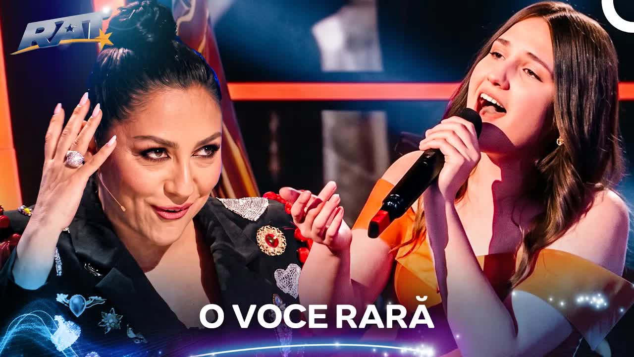 Ștefania, 12 ani, cu o voce uimitoare