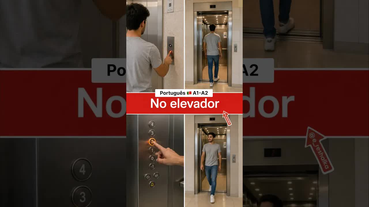 No elevador com o João