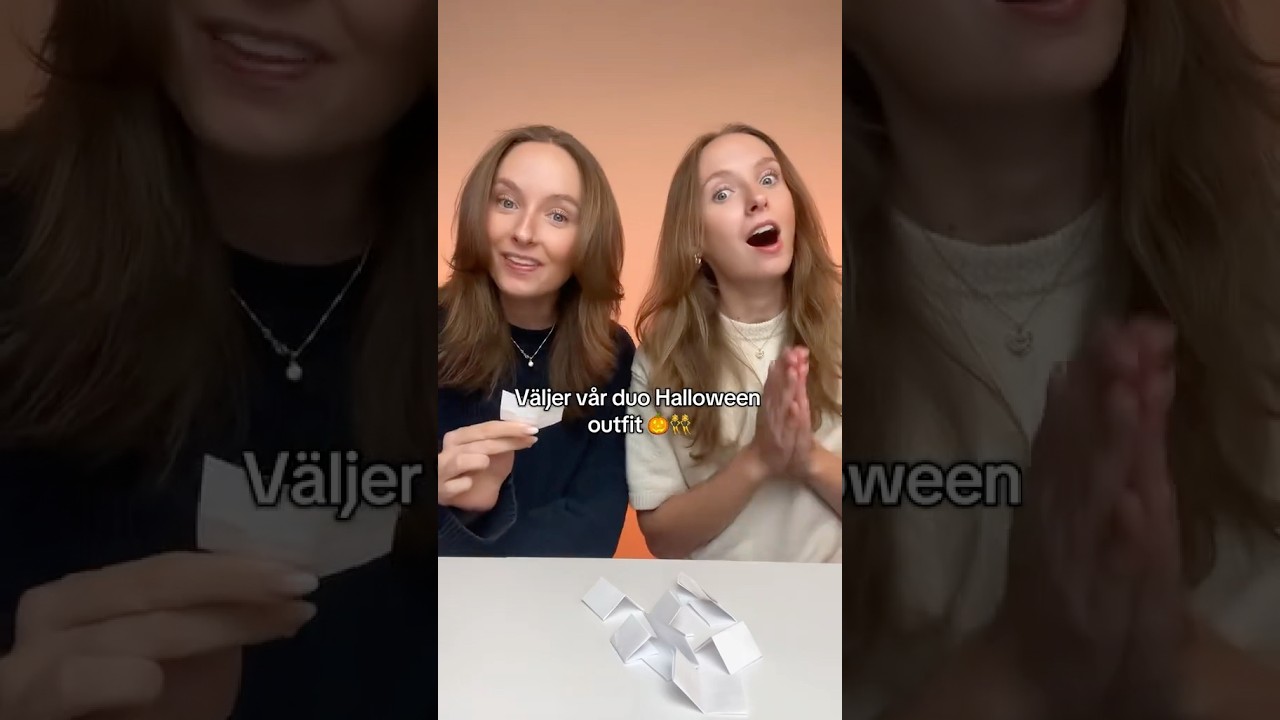 Vi väljer våra Halloween-outfits!