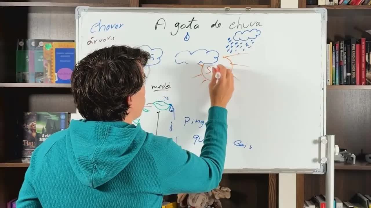 A História da Gota de Chuva Medrosa