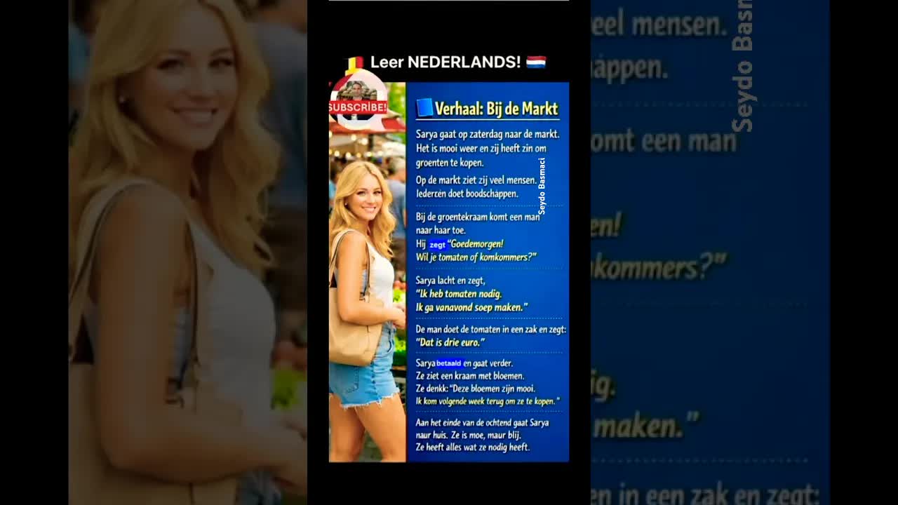 Saria op de markt
