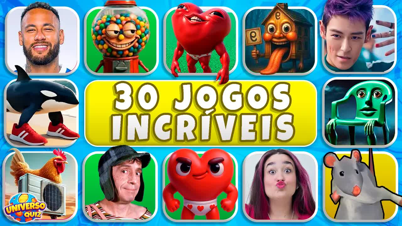 Adivinhe os Personagens pelos Clipes Musicais