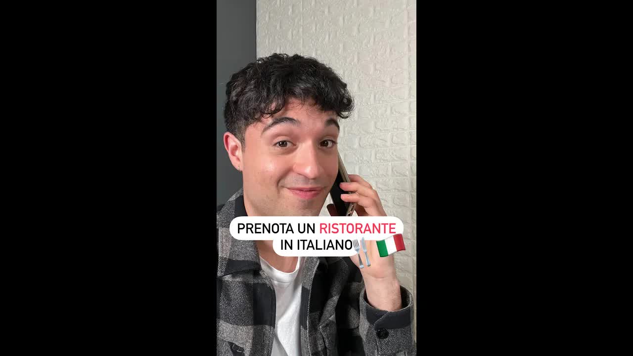 Come prenotare un tavolo al ristorante in italiano