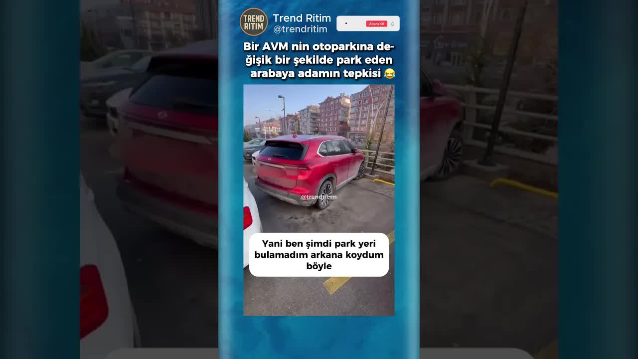 Park Yeri Bulamayan Sinirli Sürücü
